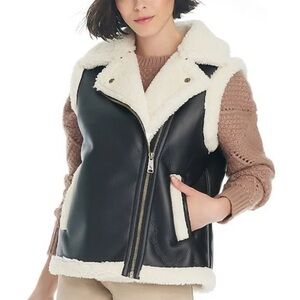 Koolaburra Black and Cream Vest